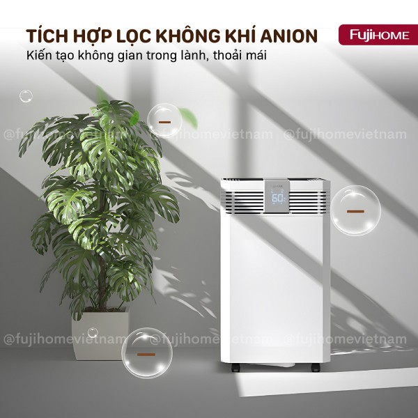 Ưu điểm nổi bật của máy hút ẩm Fujihome DH60W-HEPA
