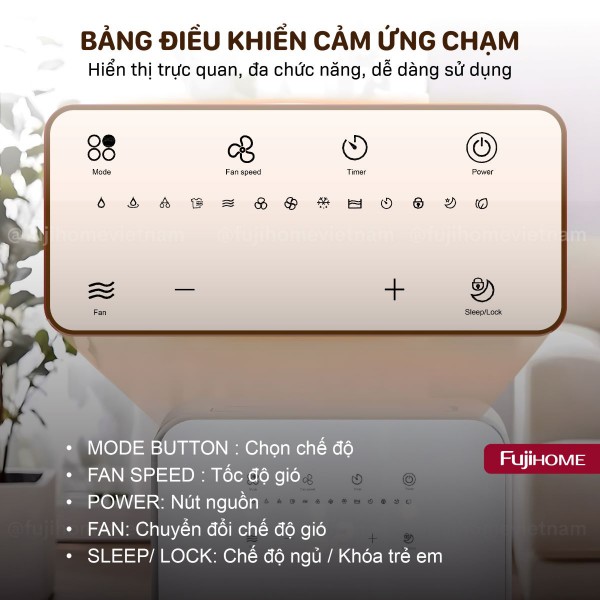 Ưu điểm nổi bật của máy hút ẩm dân dụng Fujihome DH10