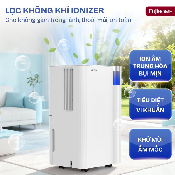 Đặc điểm nổi bật của máy hút ẩm dân dụng Fujihome DH10NEW