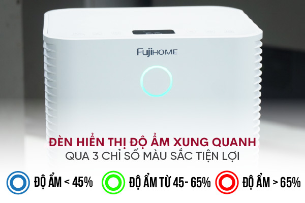 máy hút ẩm dân dụng Fujihome DH12