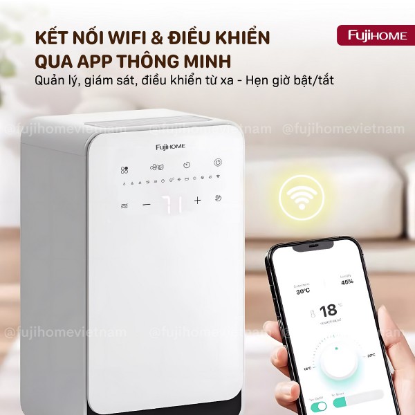 Ưu điểm nổi bật của máy hút ẩm Fujihome DH12NEW