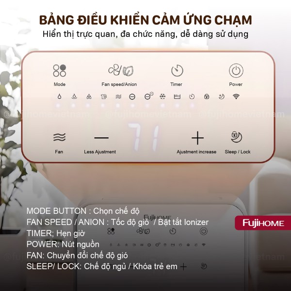 Ưu điểm nổi bật của máy hút ẩm Fujihome DH12NEW