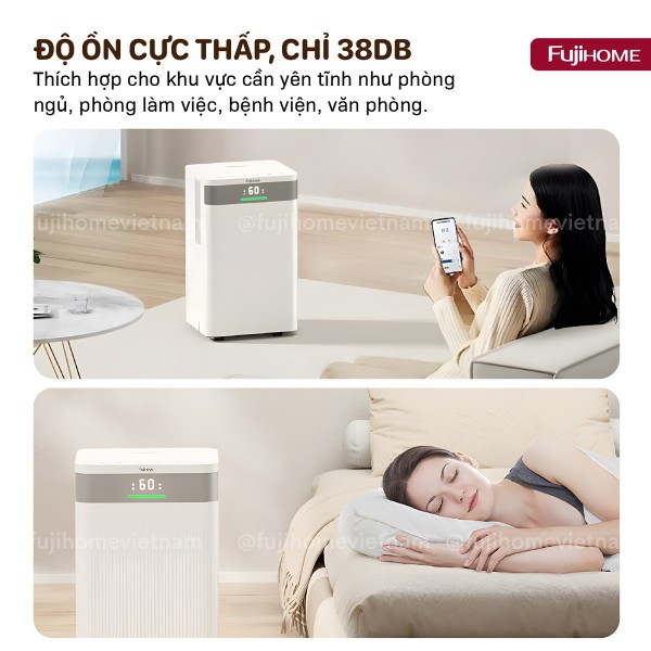 Ưu điểm nổi bật của máy hút ẩm dân dụng Fujihome DH12NW
