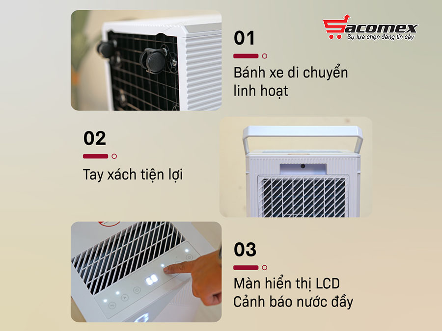 máy hút ẩm dân dụng Fujihome DH14
