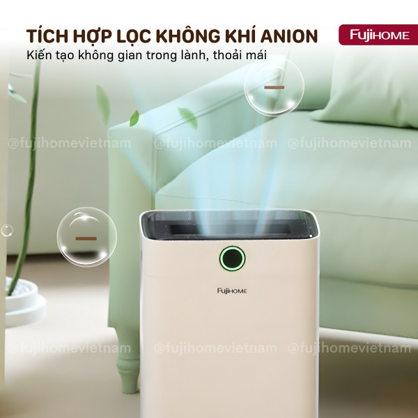 Ưu điểm nổi bật của máy hút ẩm dân dụng Fujihome DH18W-HEPA