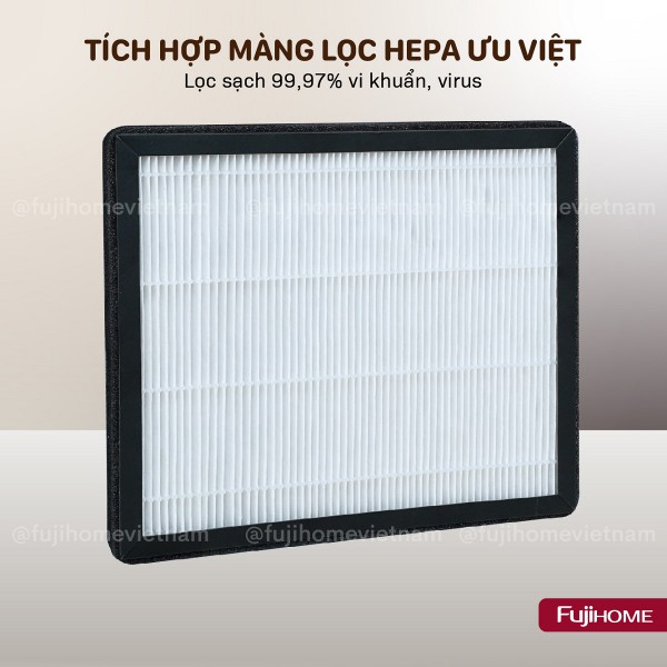 Ưu điểm nổi bật của máy hút ẩm dân dụng Fujihome DH18W-HEPA
