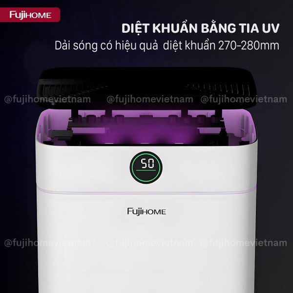 Ưu điểm nổi bật của máy hút ẩm dân dụng Fujihome DH18W-HEPA