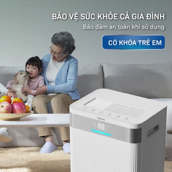 Đặc điểm nổi bật của máy hút ẩm dân dụng Fujihome DH20NW