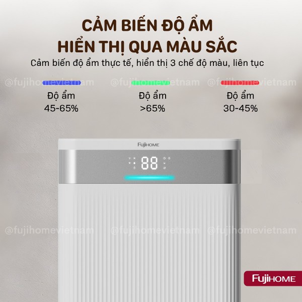 Đặc điểm nổi bật của máy hút ẩm dân dụng Fujihome DH20NW