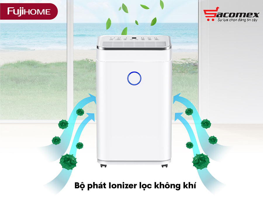 máy hút ẩm dân dụng Fujihome DH20W