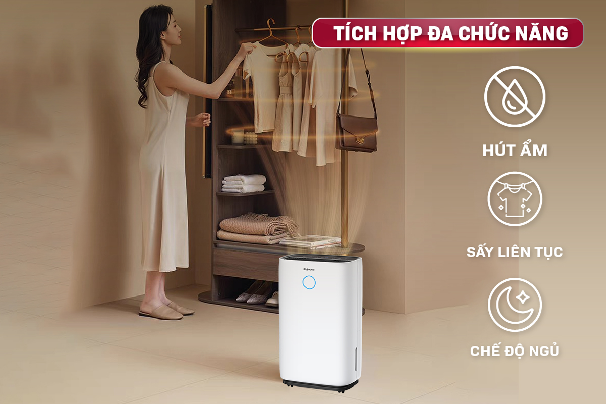 Lợi ích khi sử dụng máy hút ẩm Fujihome
