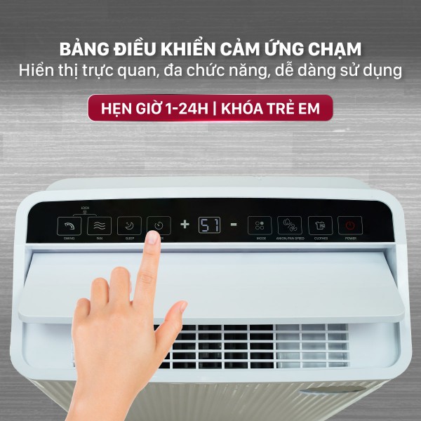 Đặc điểm nổi bật của máy hút ẩm dân dụng Fujihome DH25W-HEPA-NEW