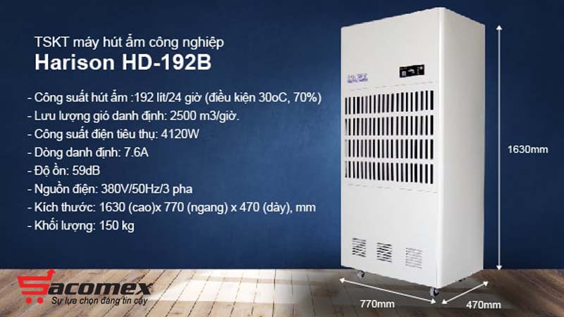 Các ứng dụng của máy hút ẩm Harison HD-192B