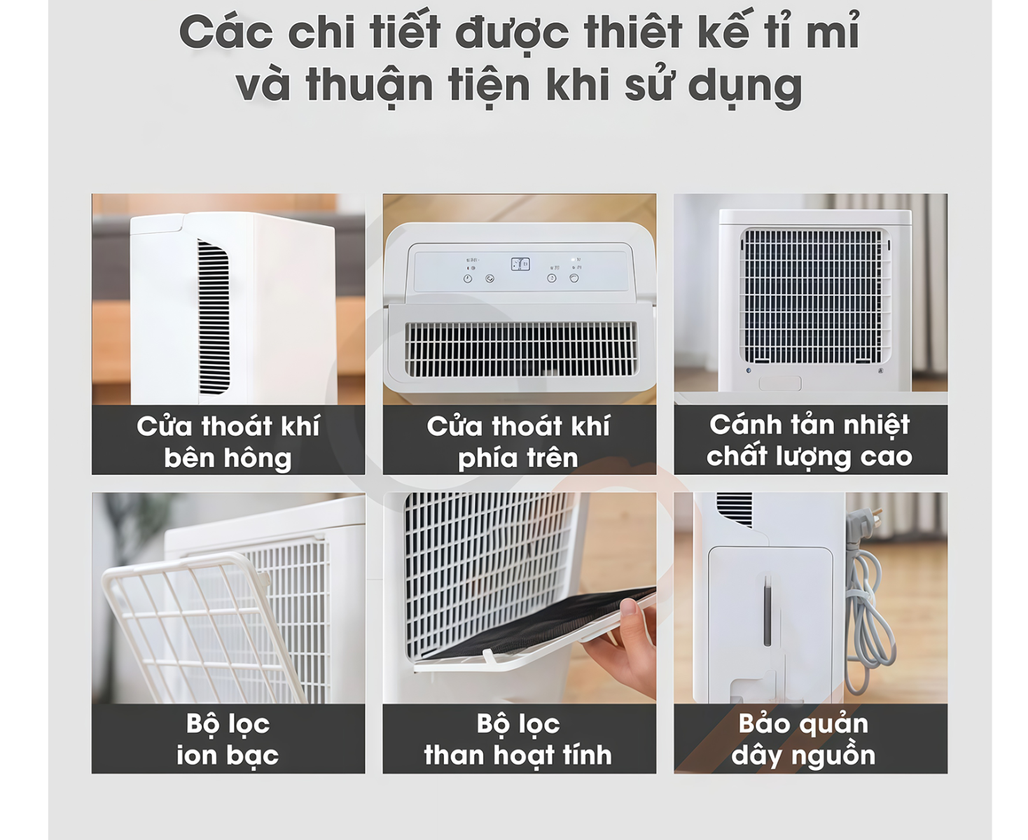 Đặc điểm nổi bật của máy hút ẩm Xiaomi New Widetech 16L