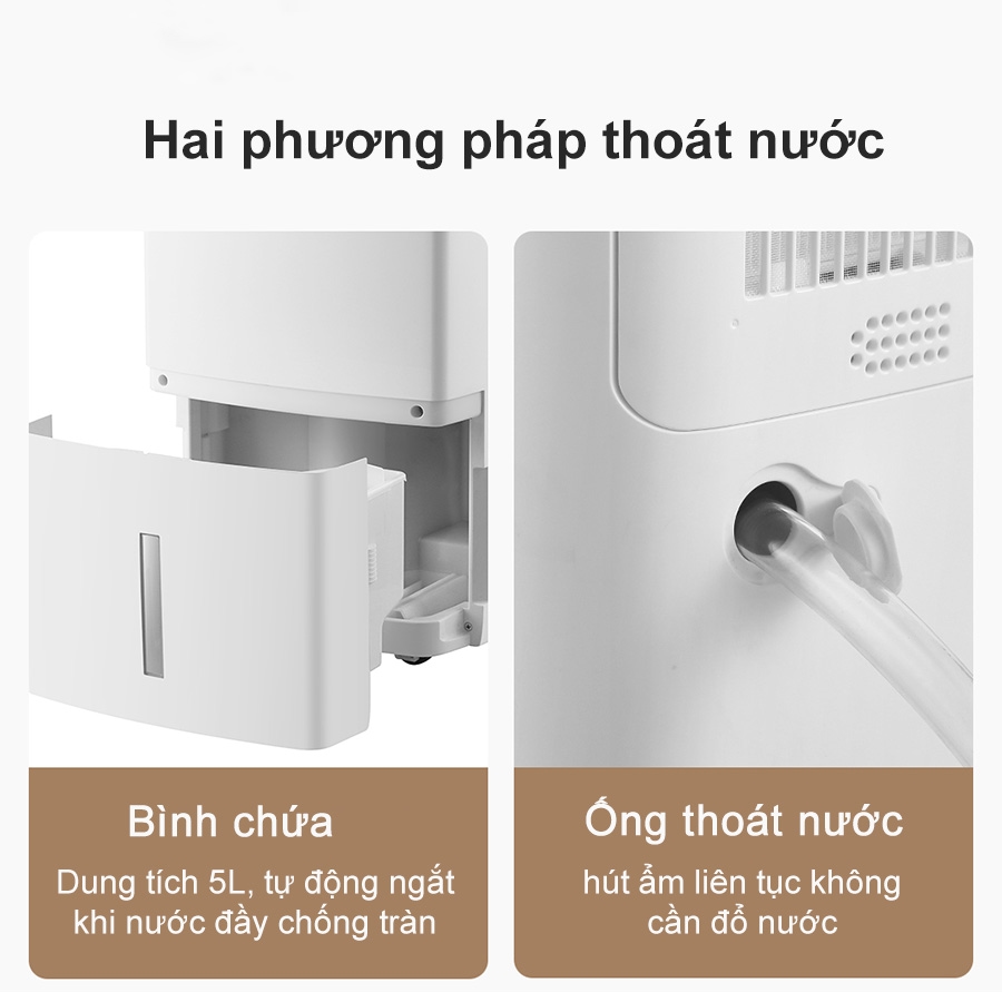 máy hút ẩm Xiaomi New Widetech 24L