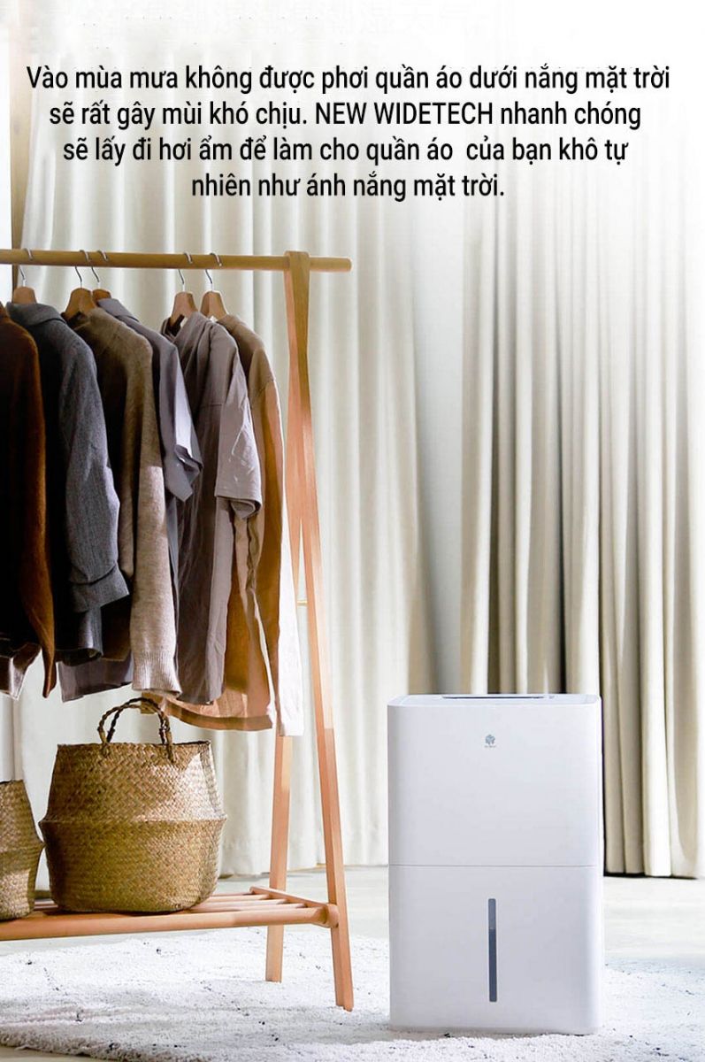 ​ máy hút ẩm Xiaomi New Widetech 30L  Click and drag to move ​