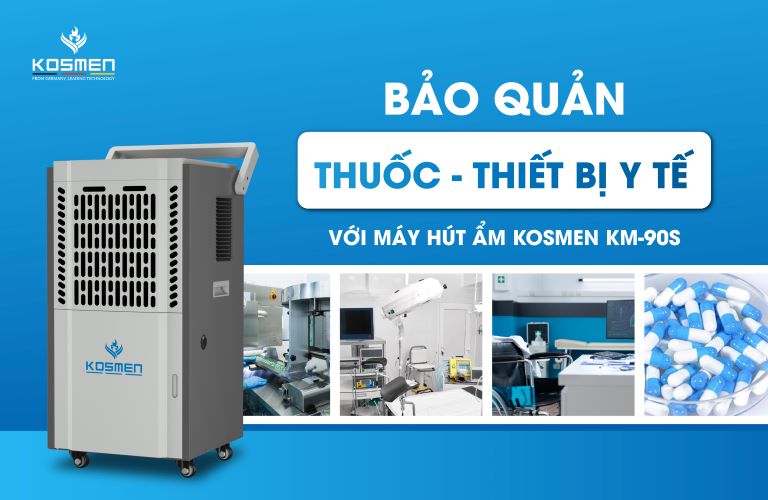 Máy hút ẩm công nghiệp Kosmen KM-90S