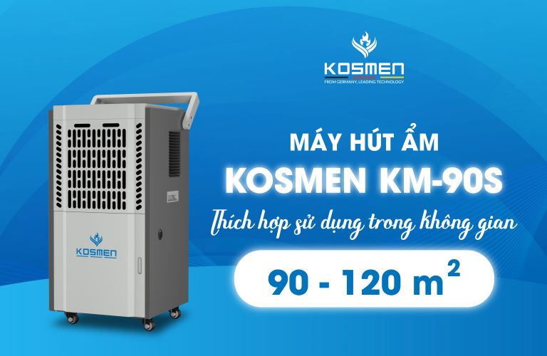 Máy hút ẩm công nghiệp Kosmen KM-90S