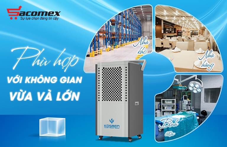 tính năng đặc biệt của máy hút ẩm công nghiệp Kosmen KM-150S
