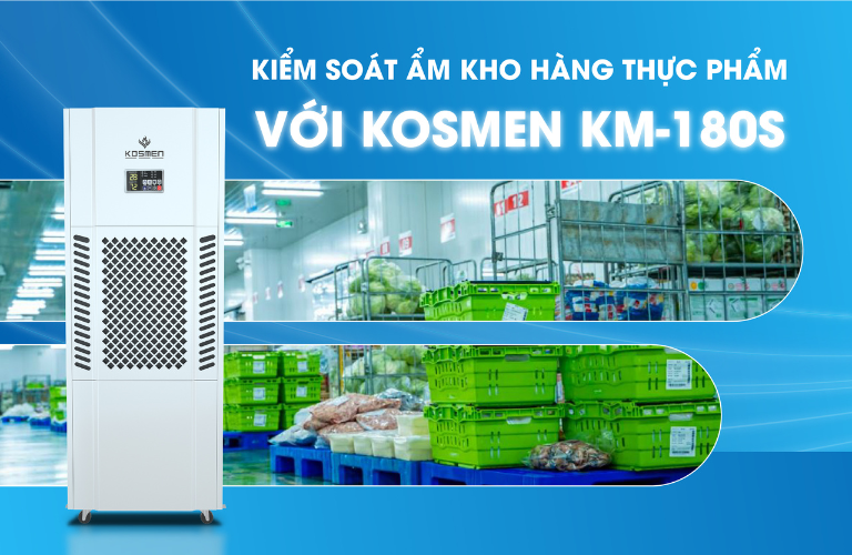 máy hút ẩm công nghiệp Kosmen KM-180S​