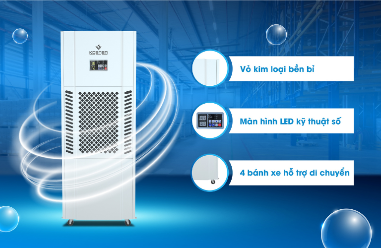 máy hút ẩm công nghiệp Kosmen KM-180S​