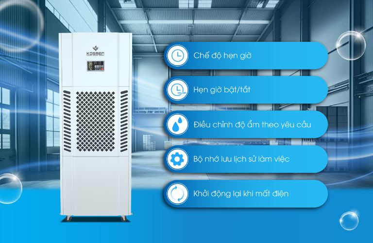máy hút ẩm công nghiệp Kosmen KM-180S​