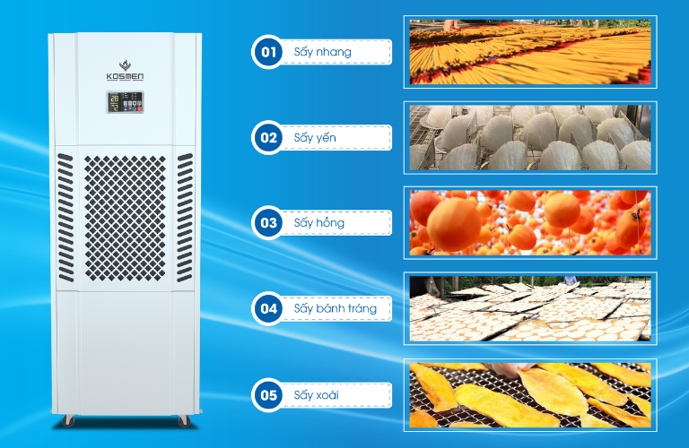 máy hút ẩm công nghiệp Kosmen KM-180S​