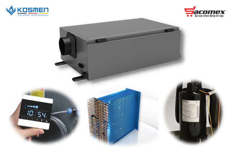 Cấu tạo và nguyên lý hoạt động của máy hút ẩm Kosmen KM-66E