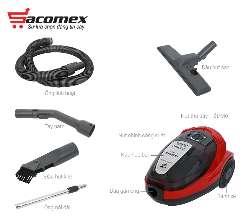 Phụ kiện máy hút bụi Hitachi CV-SF20V