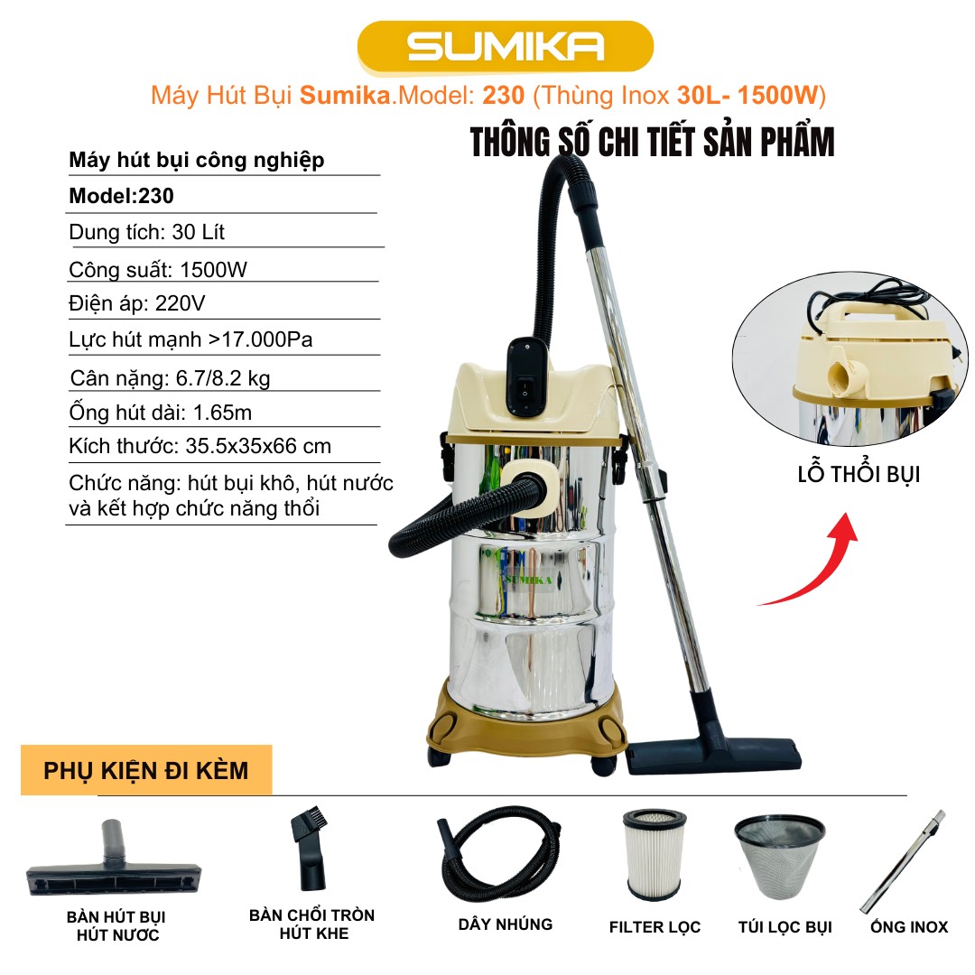 máy hút bụi Sumika 230