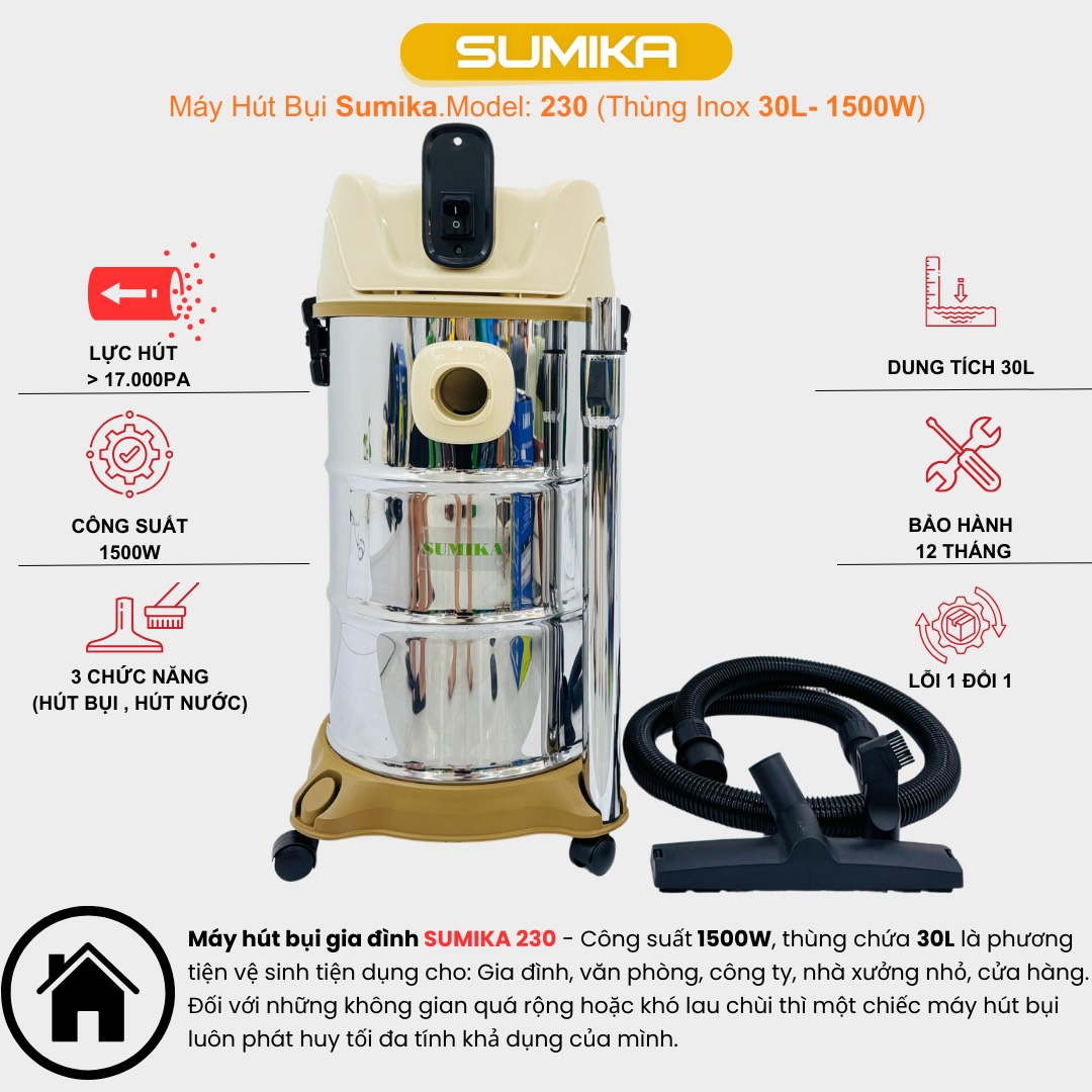 máy hút bụi Sumika 230