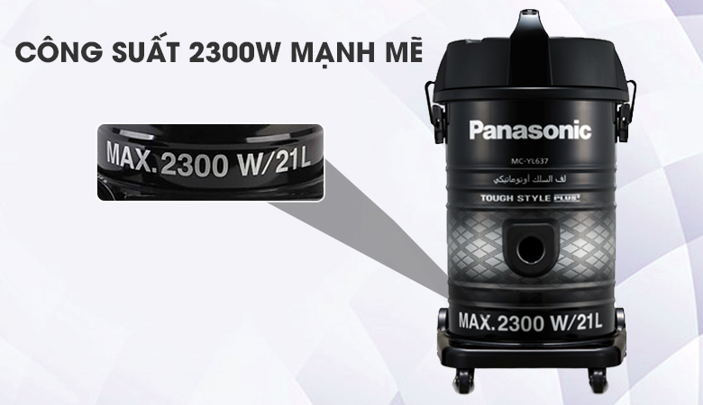 máy hút bụi công nghiệp Panasonic MC-YL637SN49 2300W