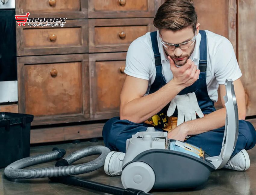 Kiểm tra động cơ nếu máy hút bụi không hoạt động