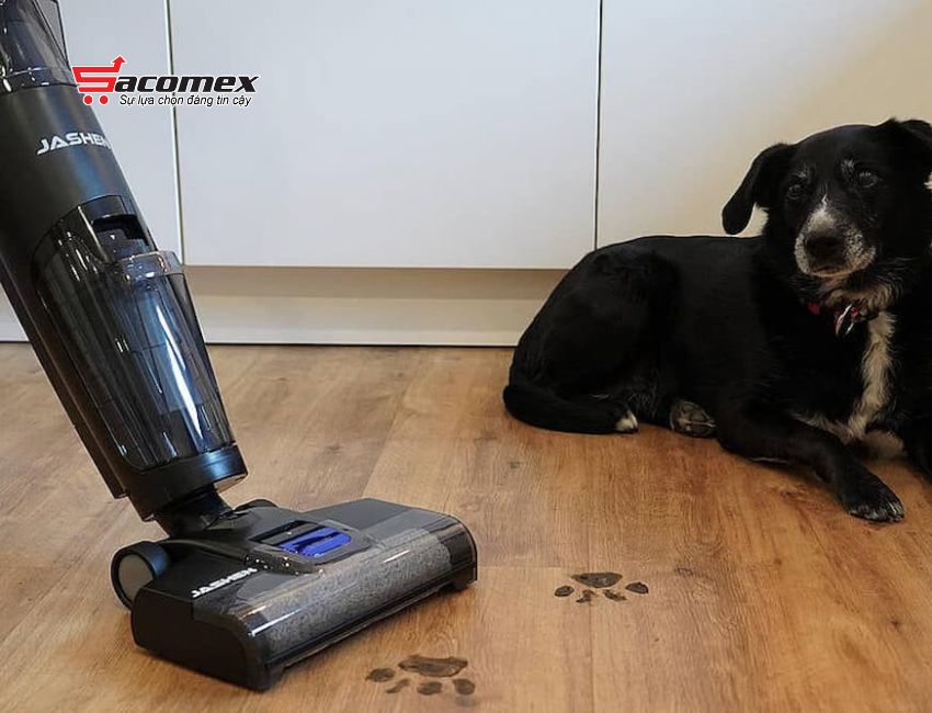 Cây lau nhà tự động giặt giẻ Jashen F16