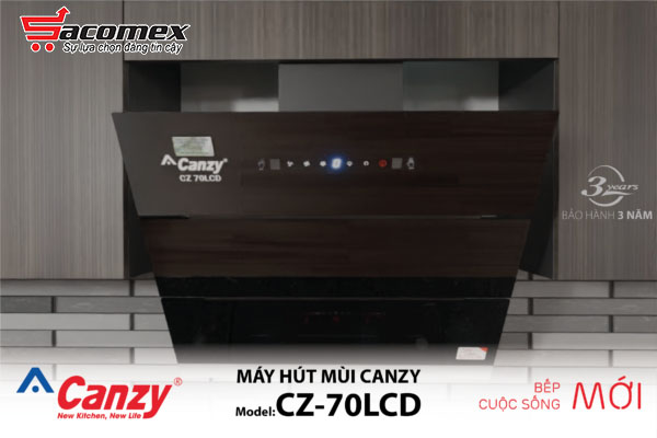Ưu điểm nổi bật của máy hút mùi Canzy CZ-70LCD