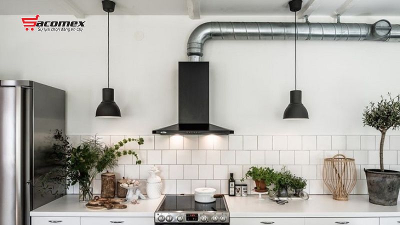 Các yếu tố ảnh hưởng đến giá máy hút mùi có ống thoát