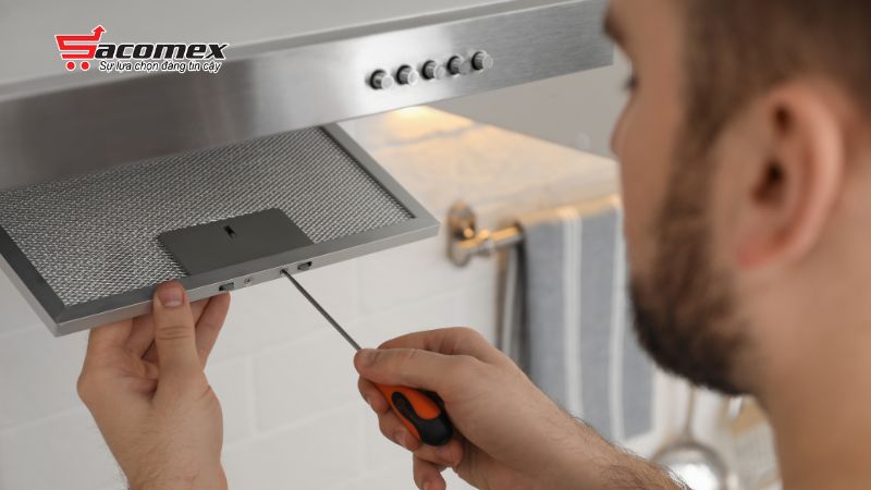 Chuẩn bị trước khi lắp máy hút mùi không cần ống thoát