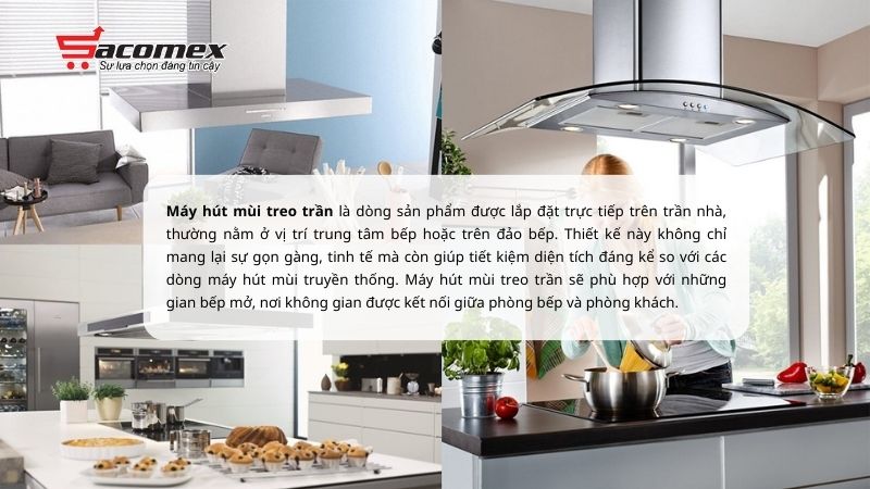 Giới thiệu chung về máy hút mùi treo trần