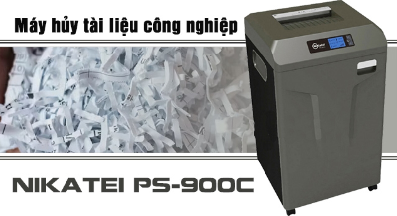 máy hủy tài liệu công nghiệp NiKatei PS-900C 