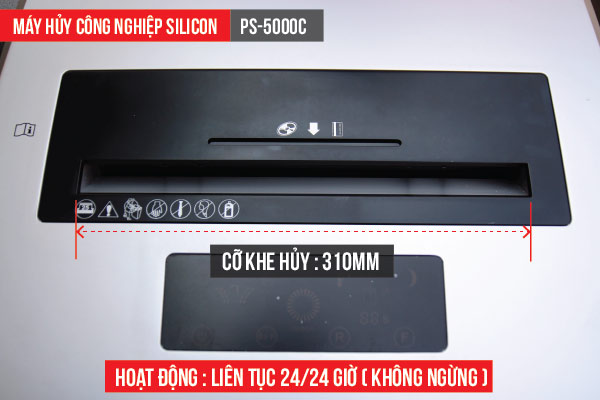 máy hủy Silicon PS-5000C