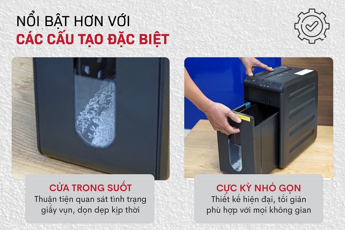máy hủy tài liệu Silicon PS-1005C