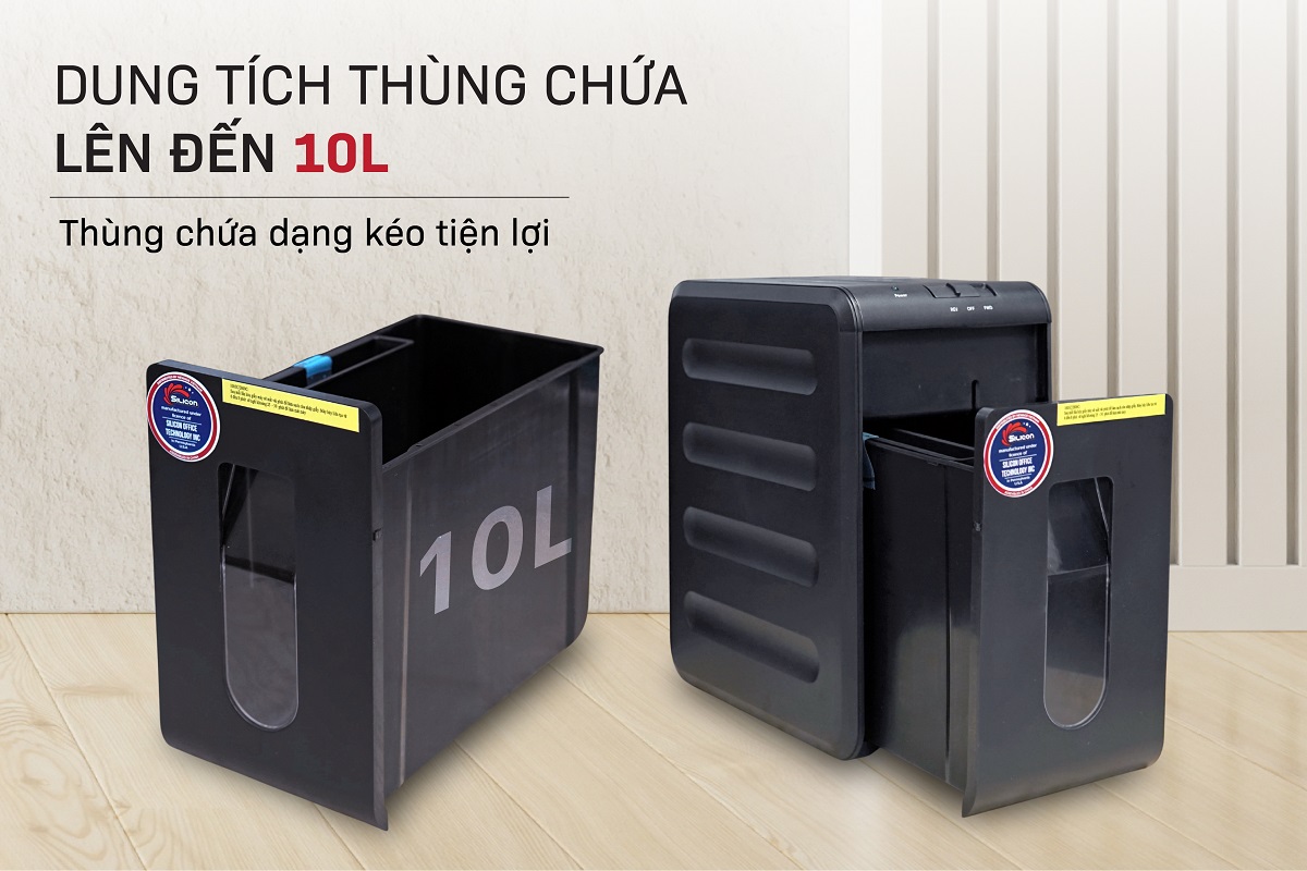 máy hủy tài liệu Silicon PS-1005C