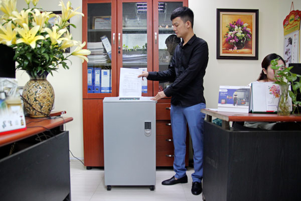 Máy hủy tài liệu văn phòng Silicon PS-5700C 