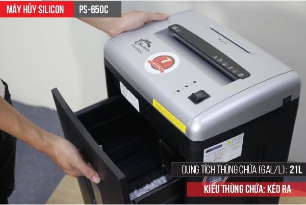 Ưu điểm của máy hủy tài liệu Silicon PS-650C