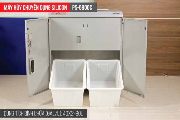 máy hủy tài liệu Silicon PS-5800C