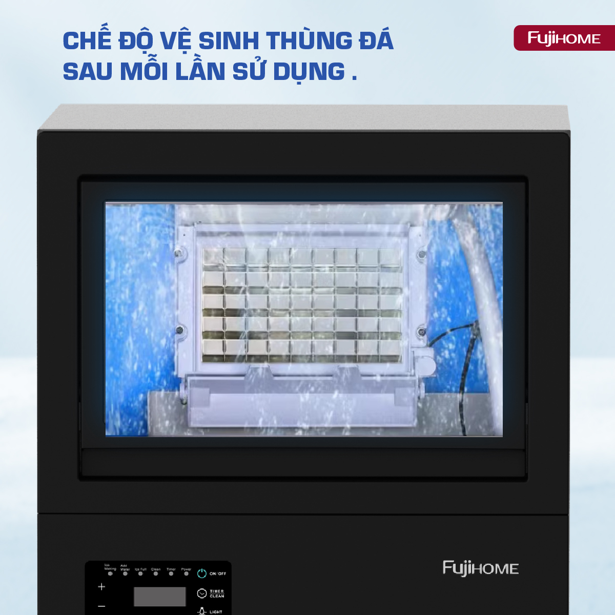 Đặc điểm nổi bật của máy làm đá thương mại kèm lọc nước UF Fujihome IM45C