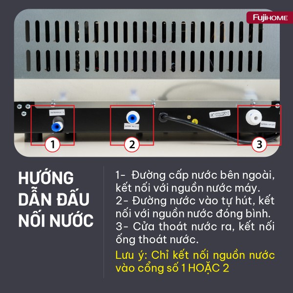 Đặc điểm nổi bật của máy làm đá thương mại kèm lọc nước UF Fujihome IM70C