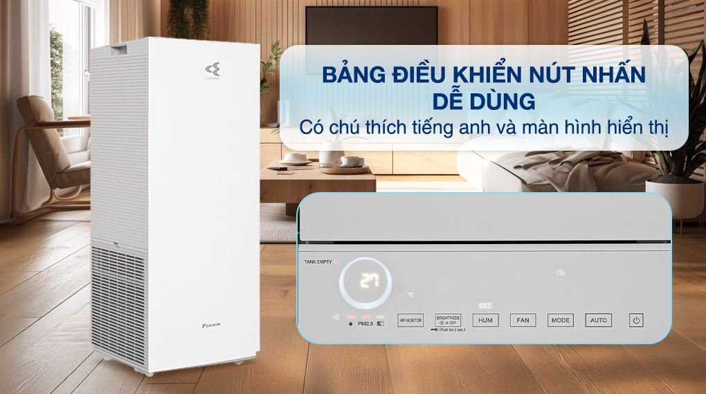 Công suất mạnh mẽ 82W – lọc khí nhanh chóng, tiết kiệm điện với chế độ Econo.