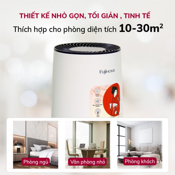 Ưu điểm nổi bật của máy lọc không khí Fujihome AP15