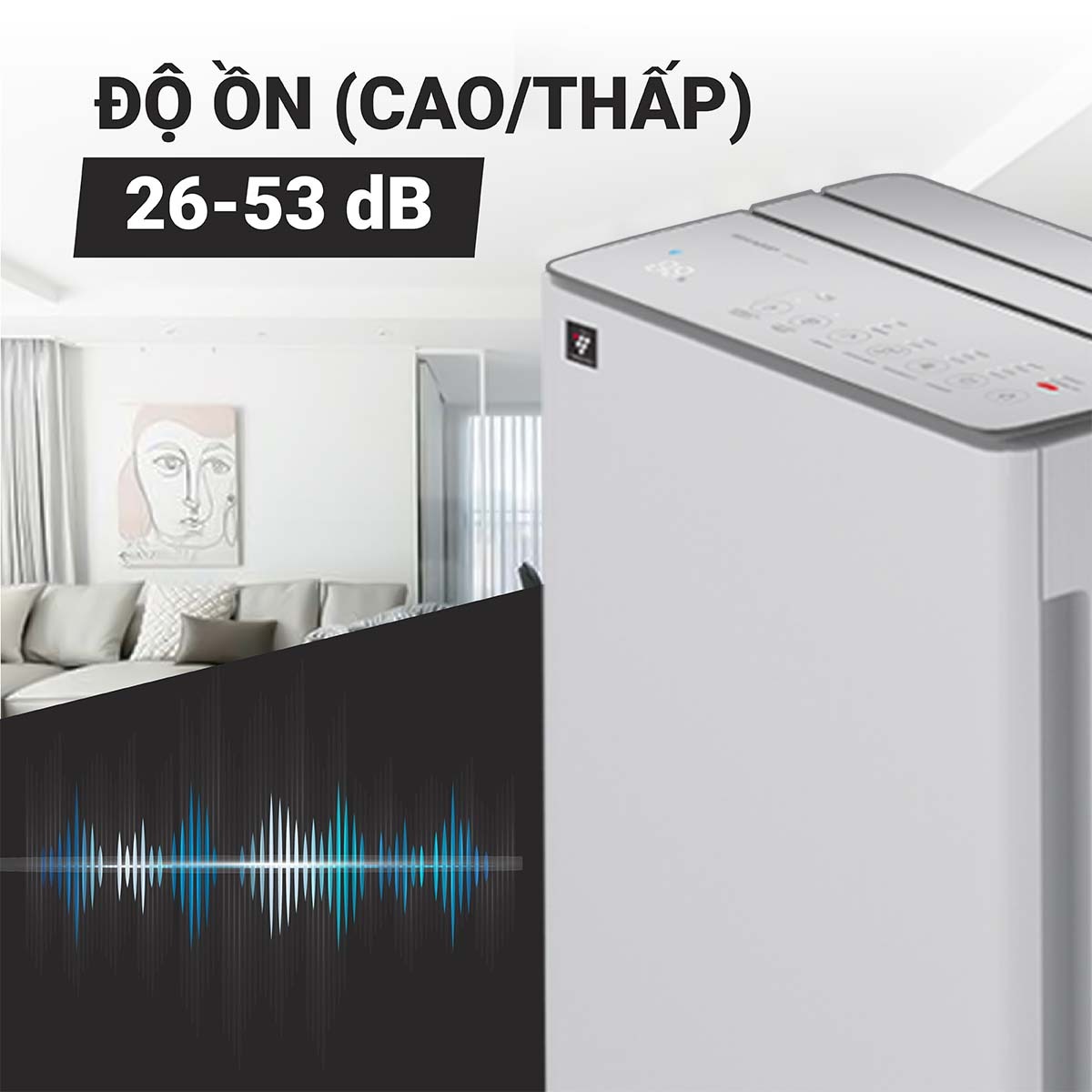 Ưu điểm nổi bật của máy lọc không khí và hút ẩm Sharp DW-T30FV-W
